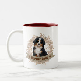 Berner Mountain Dog Two-Tone Coffee Mok