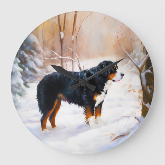 Berner Mountain liet het sneeuwen Kerstmis Grote Klok (Voorkant)