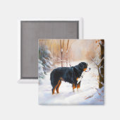 Berner Mountain liet het sneeuwen Kerstmis Magneet (Voorkant / Achterkant)