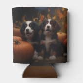 Berner Mountain Puppy Herfst Delight Pompoen Blikjeskoeler (Achterkant)