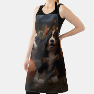 Berner Mountain Puppy Herfst Delight Pompoen Schort