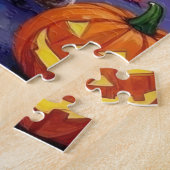 Berner Mountain Trick-or-Treating tijdens Hallowee Legpuzzel (Zijkant)