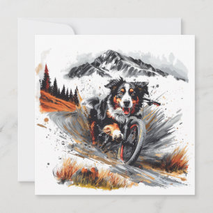 Berner mountainbike in de bergen