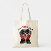 Berner Mountiain Vampire Dog Trick or treat Tote Bag (Achterkant)