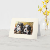 Berner Nation wenskaart (leeg) Kaart (Gele Bloem)