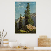 Berner Oberland, Schweiz, affiche de ski de voyage (Cuisine)