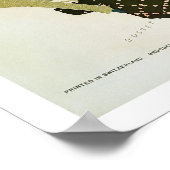 Berner Oberland, Suisse, Affiche de ski (Coin)