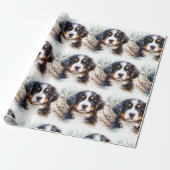 Berner Sennenhond AI Puppy Cadeaupapier (Uitgerold)