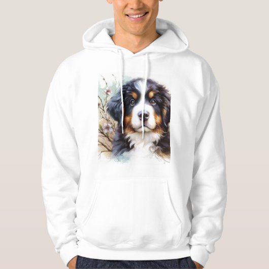 Berner Sennenhond AI Puppy Hoodie (Voorkant)