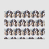 Berner Sennenhond AI Puppy Tissuepapier (Voorkant)