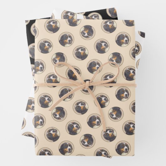 Berner Sennenhond Berner Schilderen Schattigee Pet Inpakpapier Vel (In situ)