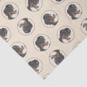 Berner Sennenhond Berner Schilderen Schattigee Pet Tissuepapier (Detail)