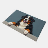 Berner Sennenhond deurmat Kunst (Schuin)