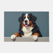 Berner Sennenhond deurmat Kunst (Voorkant)