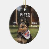 Berner Sennenhond Foto Ornament (Rechts)