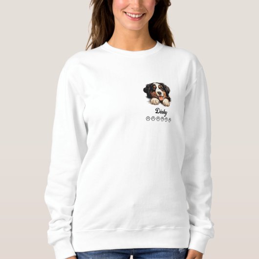 Berner Sennenhond gepersonaliseerd T-shirt (Voorkant)