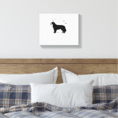 Berner Sennenhond – Halloween Moon Silhouette O Canvas Afdruk (Insitu (Slaapkamer))