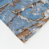 Berner Sennenhond in Sledge Kerstmis Fleece Deken (Hoek)