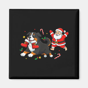 Berner Sennenhond Kerstman Laarzen Kerst W Magneet