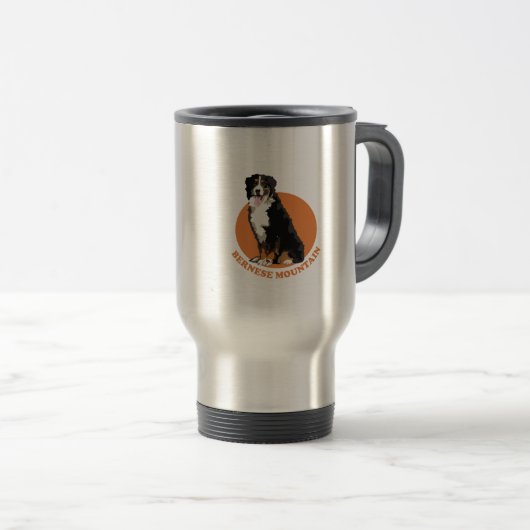 Berner Sennenhond Reisbeker (Voorkant rechts)