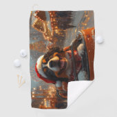 Berner Sennenhond Roller Onderzetter Kerst Golfhanddoek (Insitu)