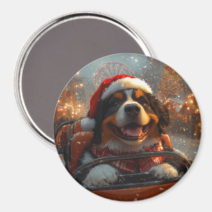 Berner Sennenhond Roller Onderzetter Kerst Magneet