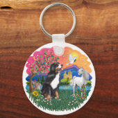 Berner Sennenhond Sleutelhanger (Voorkant)