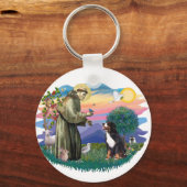 Berner Sennenhond Sleutelhanger (Voorkant)