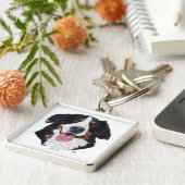 Berner Sennenhond Sleutelhanger (Zijkant)