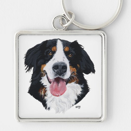 Berner Sennenhond Sleutelhanger (Voorkant)