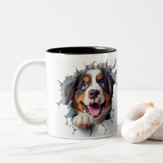 Berner Sennenhond Tweekleurige Koffiemok