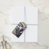 Berner Sennenhond vierde Cadeaulabel (Met Touw)