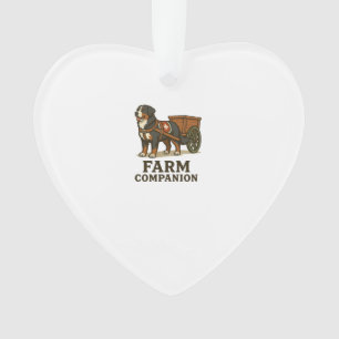 Berner Sennenhond Werkende Boerderij Gezel Ornament