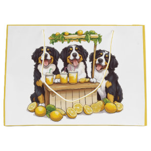 Berner Sennenhonden die een limonade stand runnen Groot Cadeauzakje