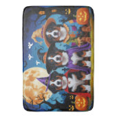 Berner Sennenhonden Pompoen Halloween Grappig Badmat (Voorkant Verticaal)