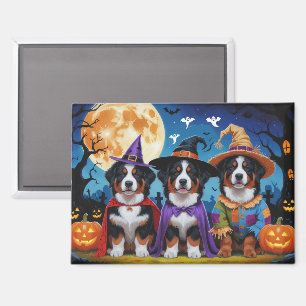 Berner Sennenhonden Pompoen Halloween Grappig Magneet