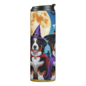 Berner Sennenhonden Pompoen Halloween Grappig Thermosbeker (Gedraaid links)