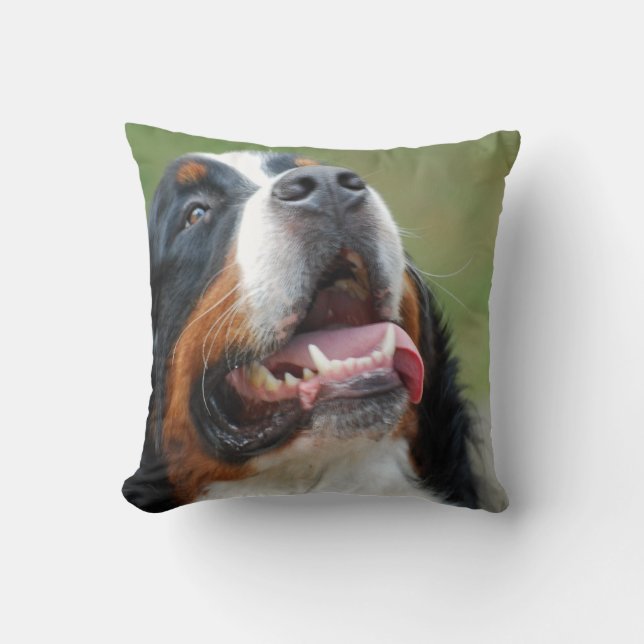 Berner Sennenhund Dog Pillow Kussen (Voorkant)