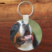 Berner Sennenhund Dog Sleutelhanger (Voorkant)