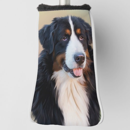 Berner Sennenhund Golfheadcover (Draai 90)