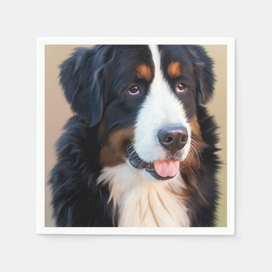 Berner Sennenhund Servetten (Voorkant)