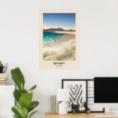 Berneray Écosse Affiche de voyage (Bureau à domicile)