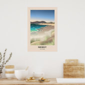 Berneray Écosse Affiche de voyage (Cuisine)