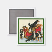 Berners in Sleigh Magneet (Voorkant / Achterkant)