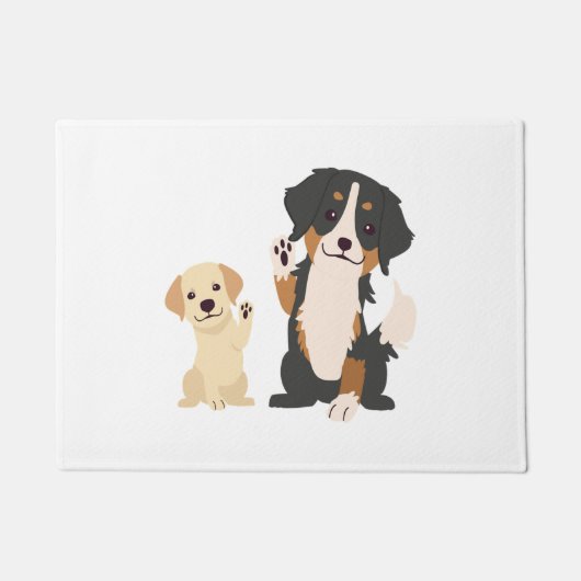 Bernersennenhond deurmat (Voorkant)