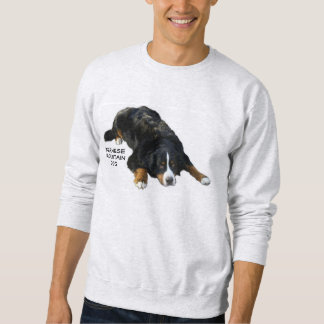 Bernese berg Dog Rug Pose Sweat Shirt