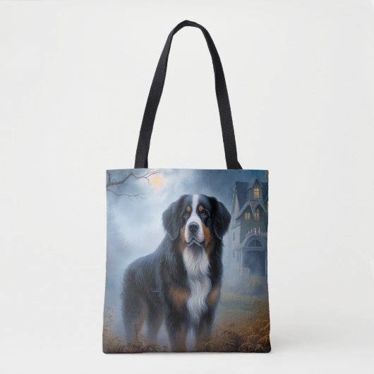 Bernese berg Halloween eng Draagtas (Voorkant)