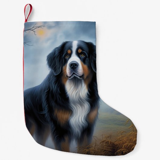 Bernese berg Halloween eng Kleine Kerstsok (Voorkant)