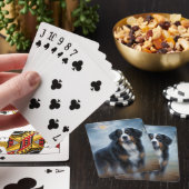 Bernese berg Halloween eng Pokerkaarten (Insitu)
