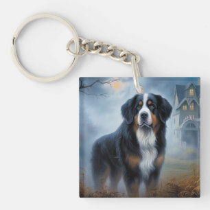 Bernese berg Halloween eng Sleutelhanger